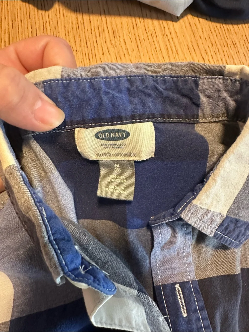 Unbranded Boys' Blue Plaid Button-Up Shirt